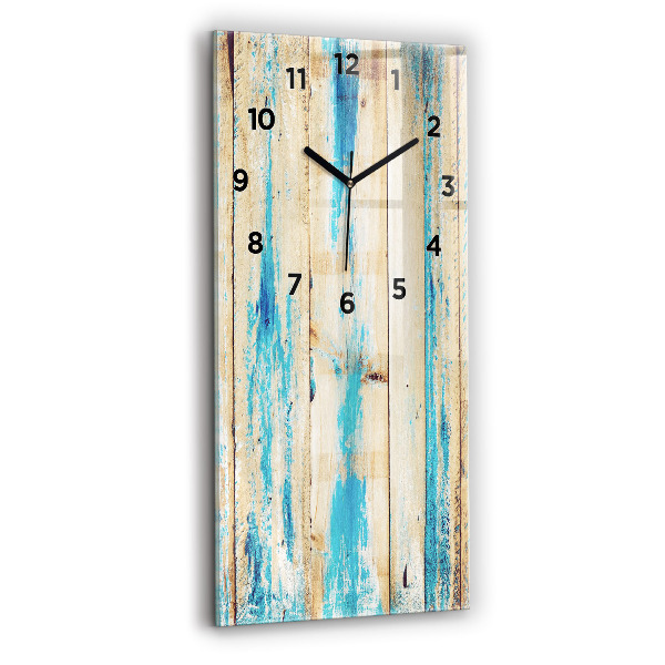 Reloj vertical Madera rayada - espejomat.es