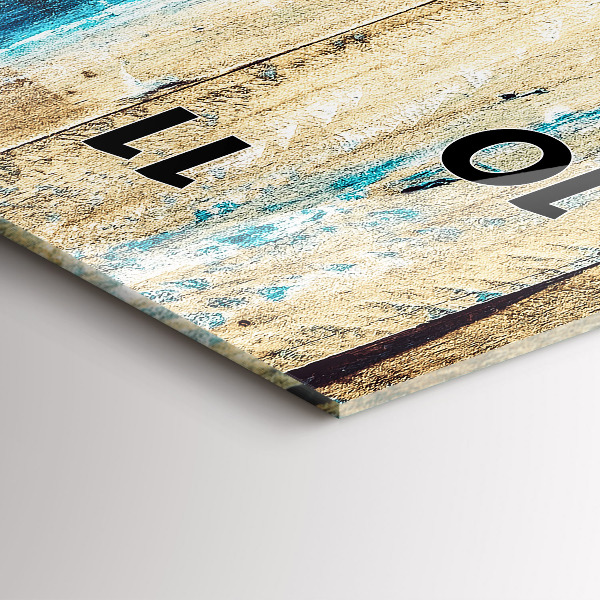 Reloj vertical Madera rayada - espejomat.es