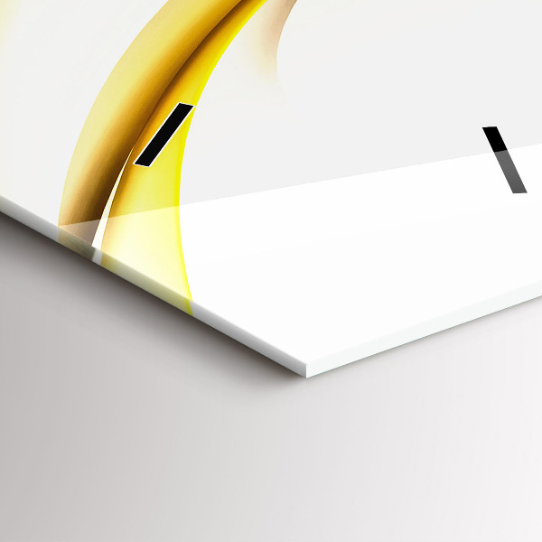 Reloj de cristal vertical Ola abstracta - espejomat.es