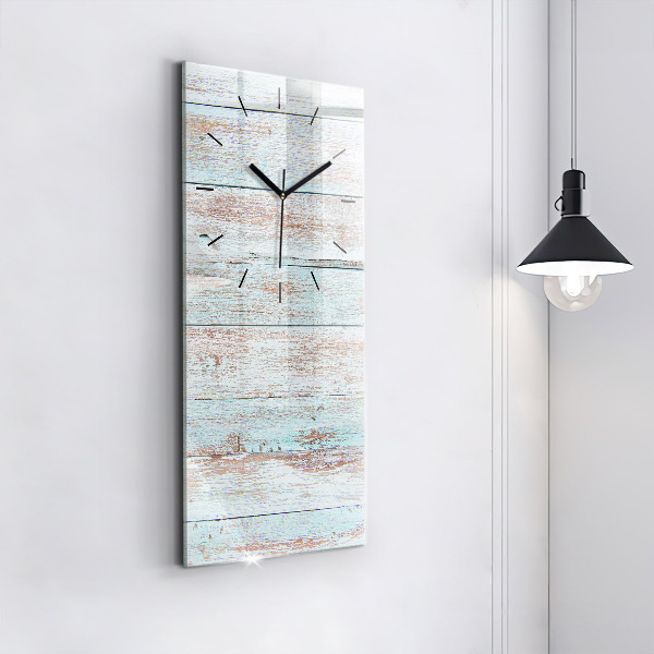 Reloj vertical Madera en colores pastel - espejomat.es