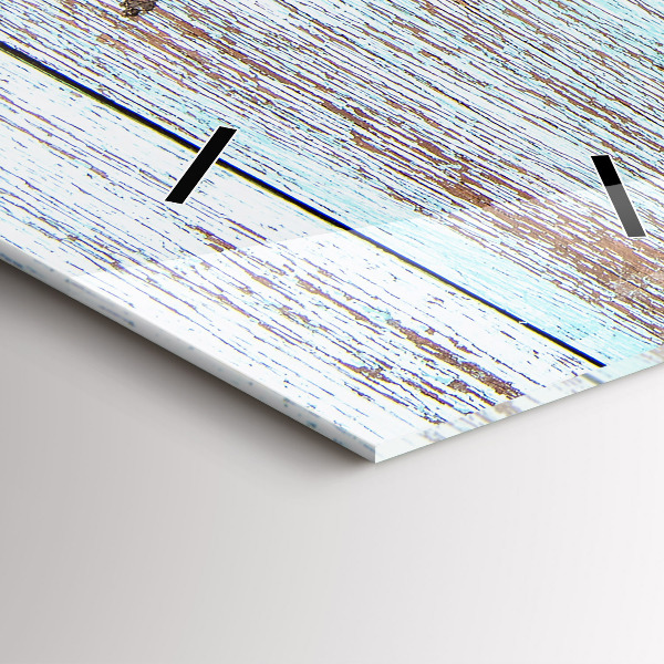 Reloj vertical Madera en colores pastel - espejomat.es