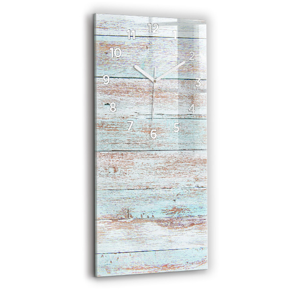 Reloj vertical Madera en colores pastel - espejomat.es