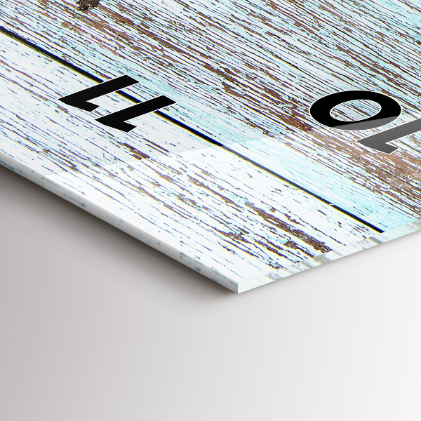 Reloj vertical Madera en colores pastel - espejomat.es