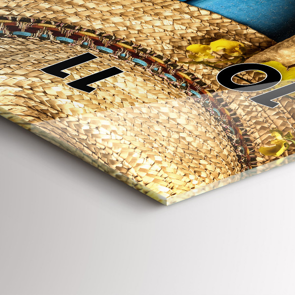 Reloj de vidrio vertical Accesorios de playa y tablas - espejomat.es