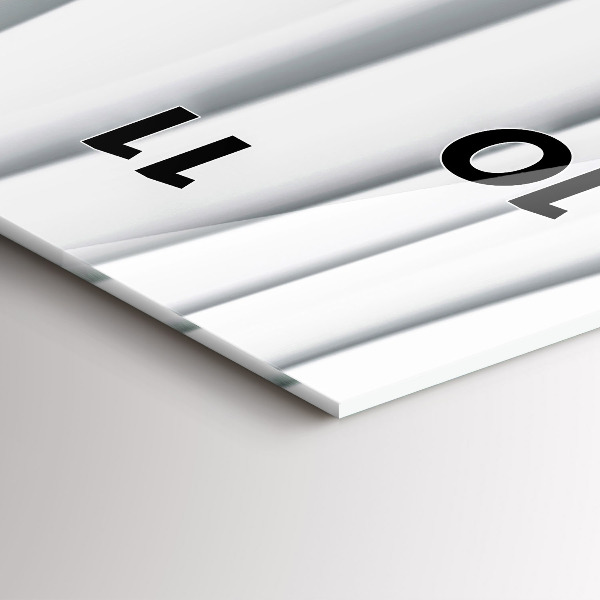 Reloj vertical Textura de olas - espejomat.es