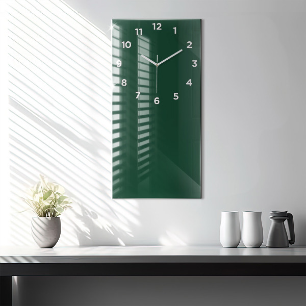 Reloj vertical Botella de color verde - espejomat.es
