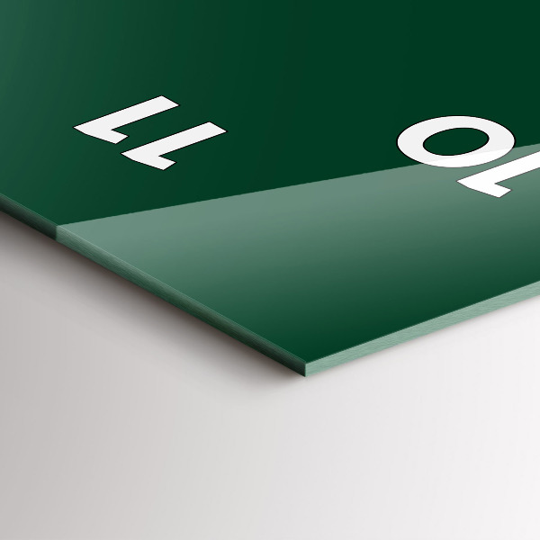 Reloj vertical Botella de color verde - espejomat.es