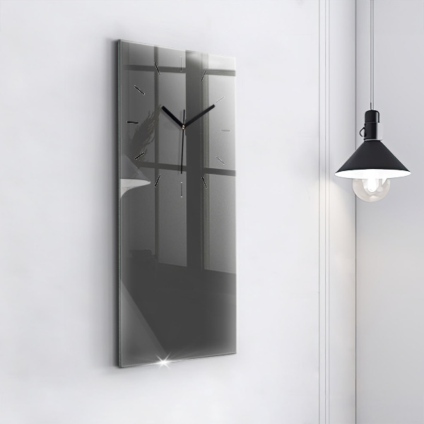 Reloj de cristal vertical Color gris - espejomat.es