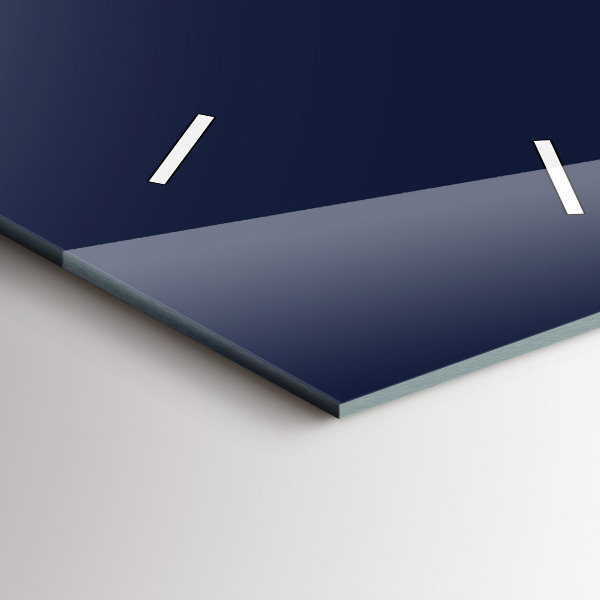 Reloj de vidrio vertical Color azul oscuro - espejomat.es