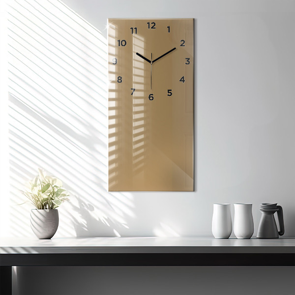 Reloj vertical Color beige oscuro - espejomat.es