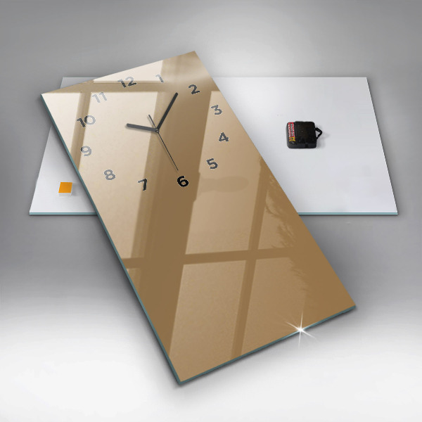 Reloj vertical Color beige oscuro - espejomat.es