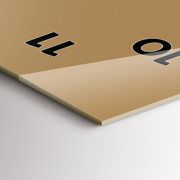 Reloj vertical Color beige oscuro - espejomat.es