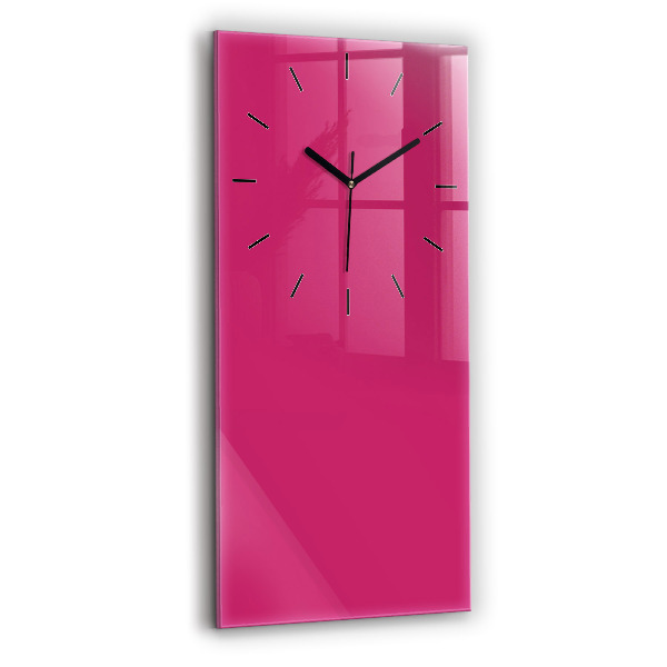 Reloj vertical El color rosa fuerte - espejomat.es