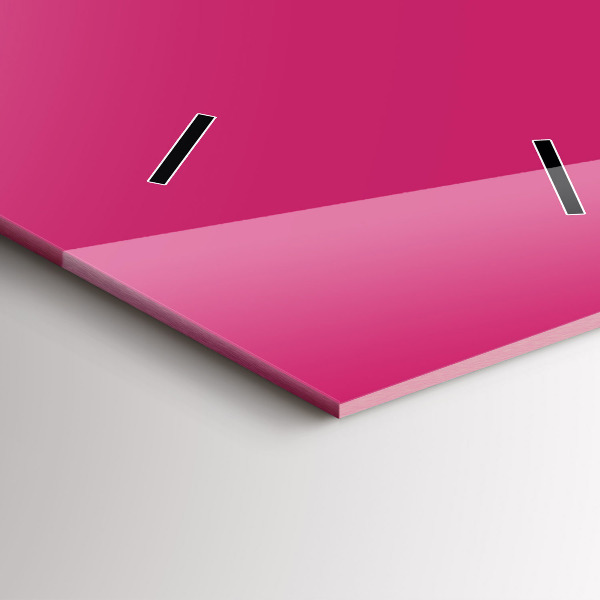 Reloj vertical El color rosa fuerte - espejomat.es