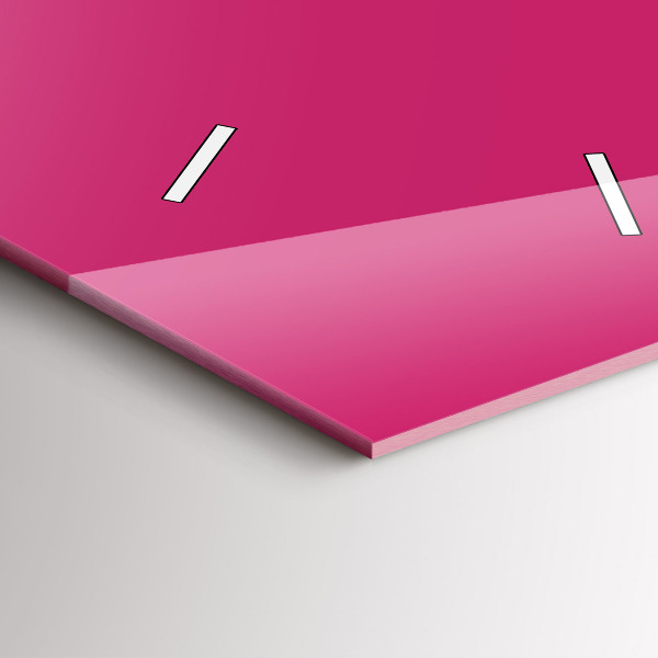 Reloj vertical El color rosa fuerte - espejomat.es