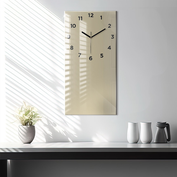 Reloj vertical El color beige - espejomat.es