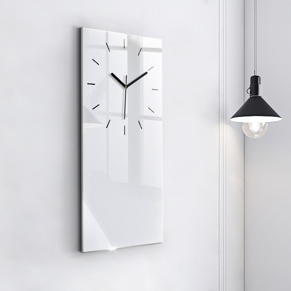 Reloj de cristal vertical Color blanco oscuro - espejomat.es