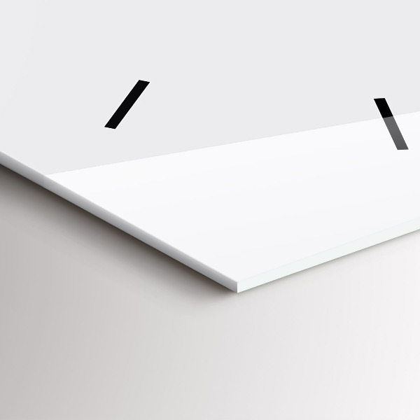 Reloj de cristal vertical Color blanco oscuro - espejomat.es