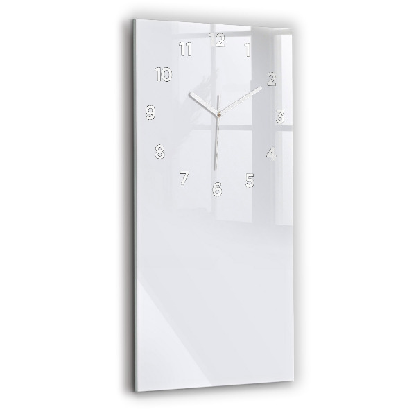 Reloj de cristal vertical Color blanco oscuro - espejomat.es