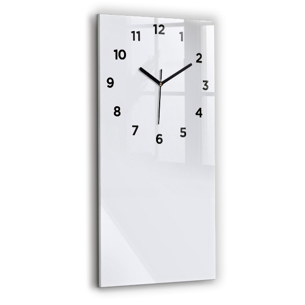 Reloj de cristal vertical Color blanco oscuro - espejomat.es