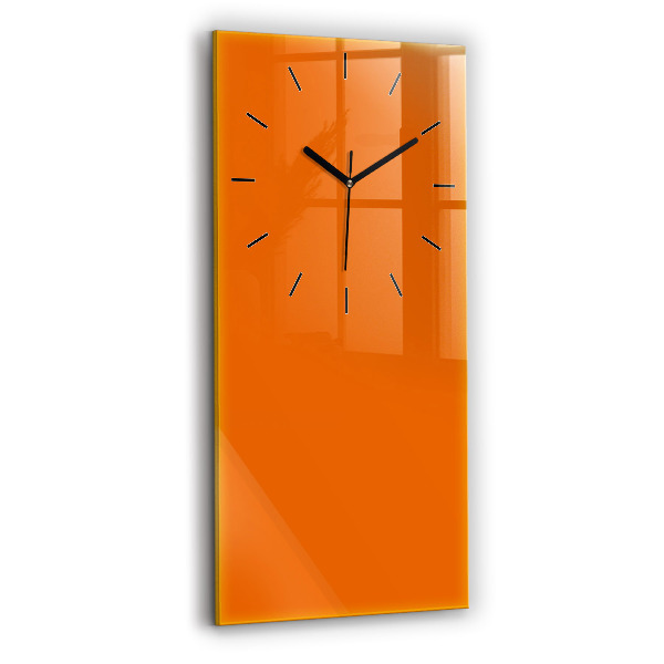 Reloj de cristal vertical Color naranja - espejomat.es