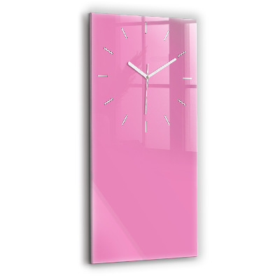 Reloj de cristal vertical Color rosa - espejomat.es
