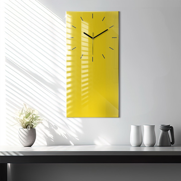 Reloj vertical Color amarillo claro - espejomat.es