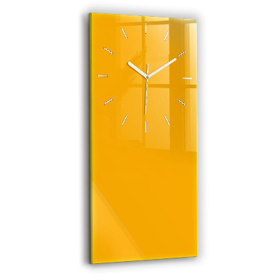 Reloj de cristal vertical Color amarillo dorado - espejomat.es