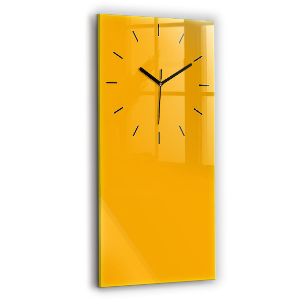 Reloj de cristal vertical Color amarillo dorado - espejomat.es