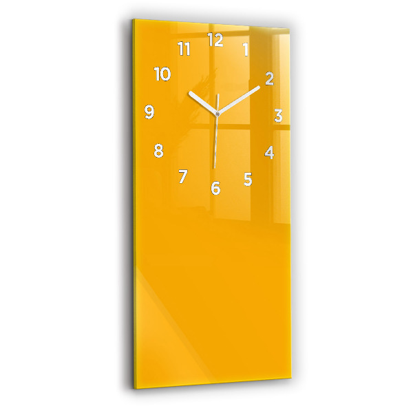 Reloj de cristal vertical Color amarillo dorado - espejomat.es