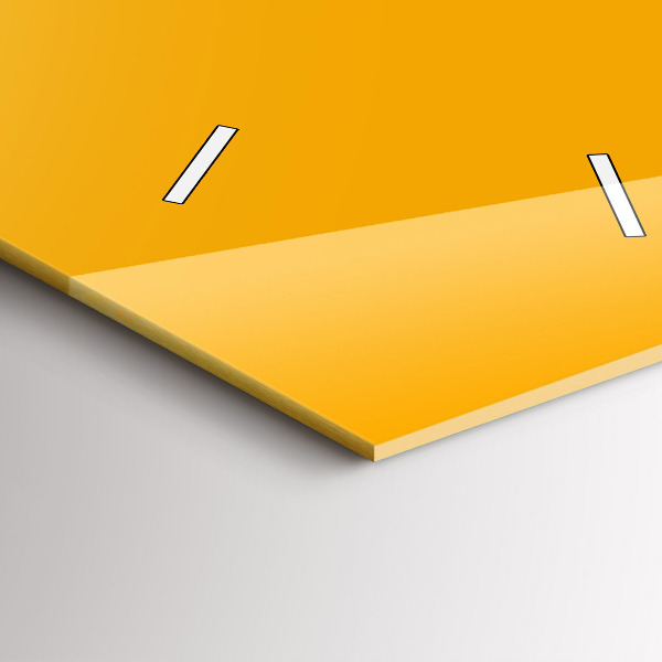 Reloj de cristal vertical Color amarillo dorado - espejomat.es