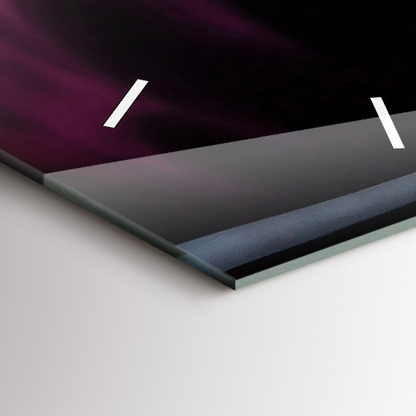 Reloj de cristal vertical Vino tinto - espejomat.es