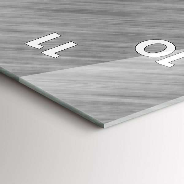 Reloj vertical Pared metálica - espejomat.es