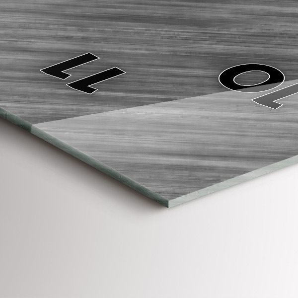 Reloj vertical Pared metálica - espejomat.es