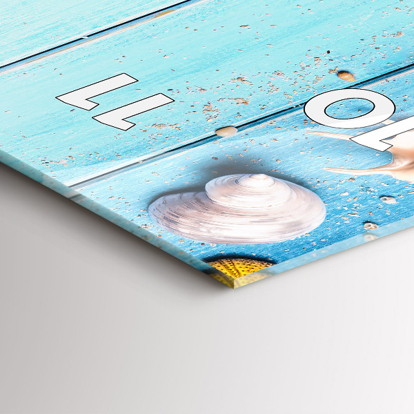 Reloj de cristal vertical Accesorios de playa - espejomat.es