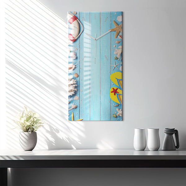 Reloj de vidrio vertical Accesorios de playa - espejomat.es