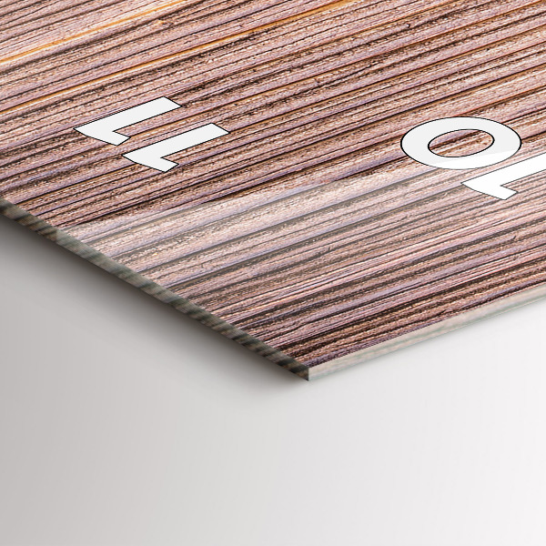 Reloj de vidrio vertical Pimentón - espejomat.es