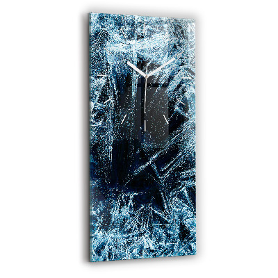 Reloj de cristal vertical Pared helada - espejomat.es