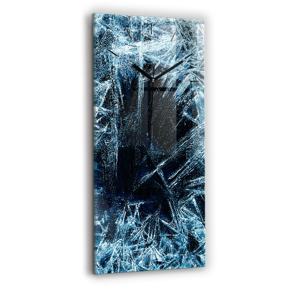 Reloj de cristal vertical Pared helada - espejomat.es