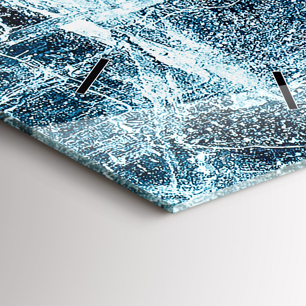 Reloj de cristal vertical Pared helada - espejomat.es