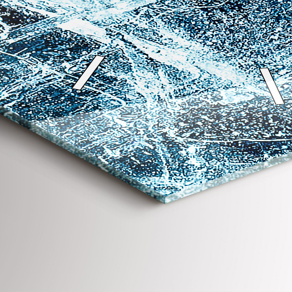 Reloj de cristal vertical Pared helada - espejomat.es