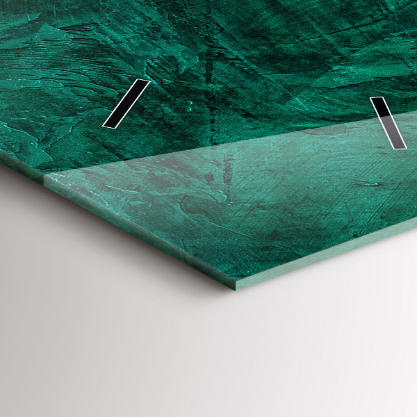 Reloj vertical Pared esmeralda - espejomat.es