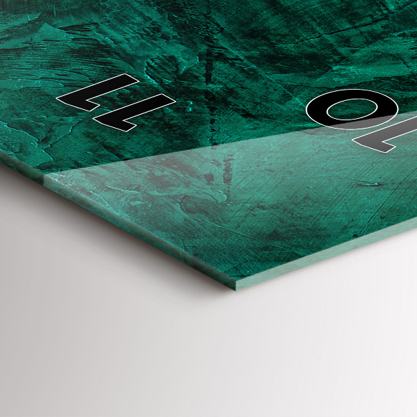 Reloj vertical Pared esmeralda - espejomat.es