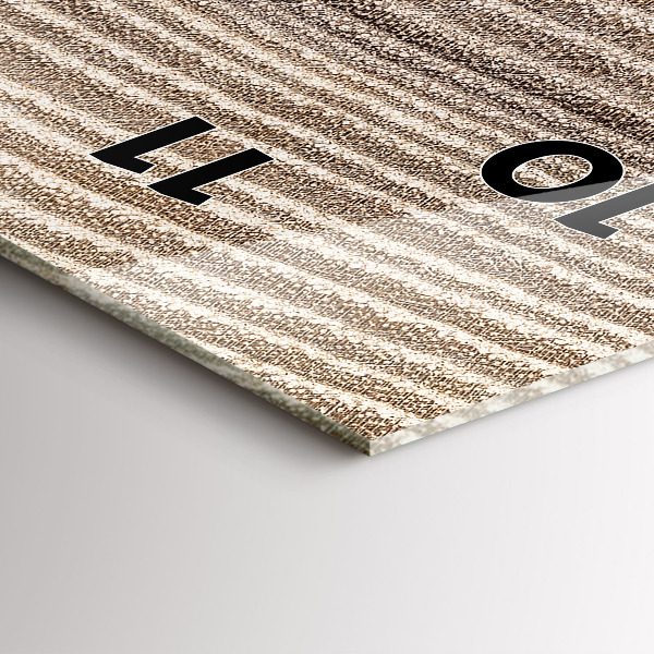 Reloj de vidrio vertical Tronco de árbol - espejomat.es