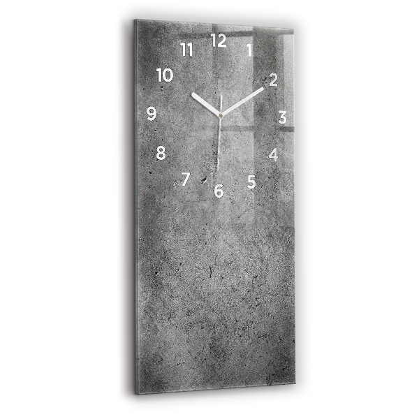Reloj de cristal vertical Pared industrial - espejomat.es