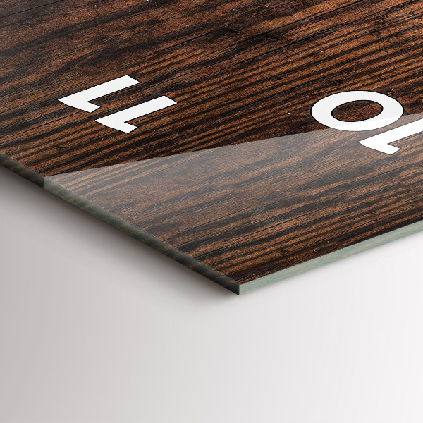 Reloj vertical Madera vieja - espejomat.es