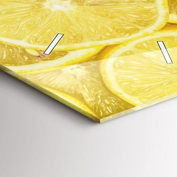 Reloj vertical Rodajas de limón - espejomat.es