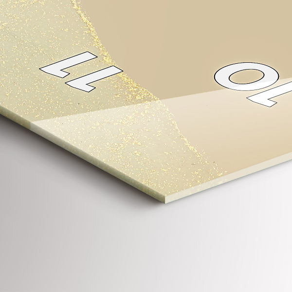 Reloj vertical Abstracción cromática - espejomat.es