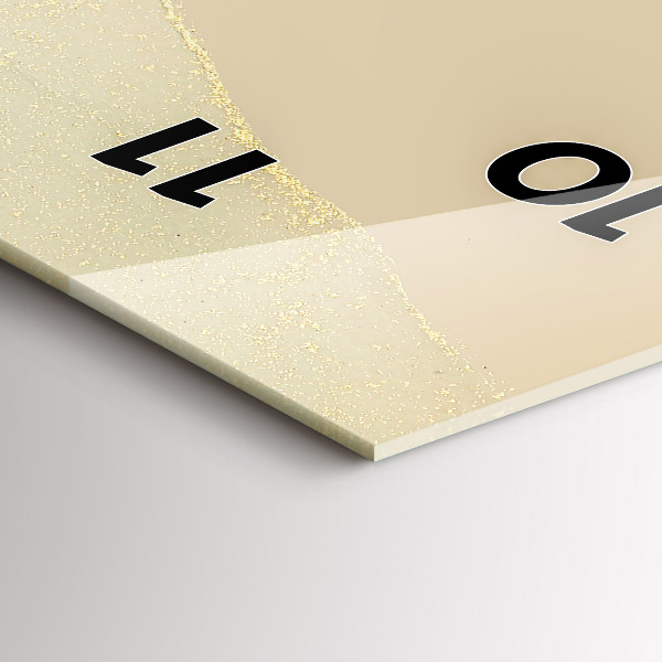 Reloj vertical Abstracción cromática - espejomat.es