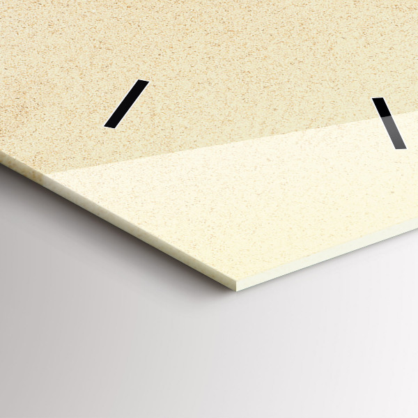 Reloj de cristal vertical Abstracción dorada - espejomat.es